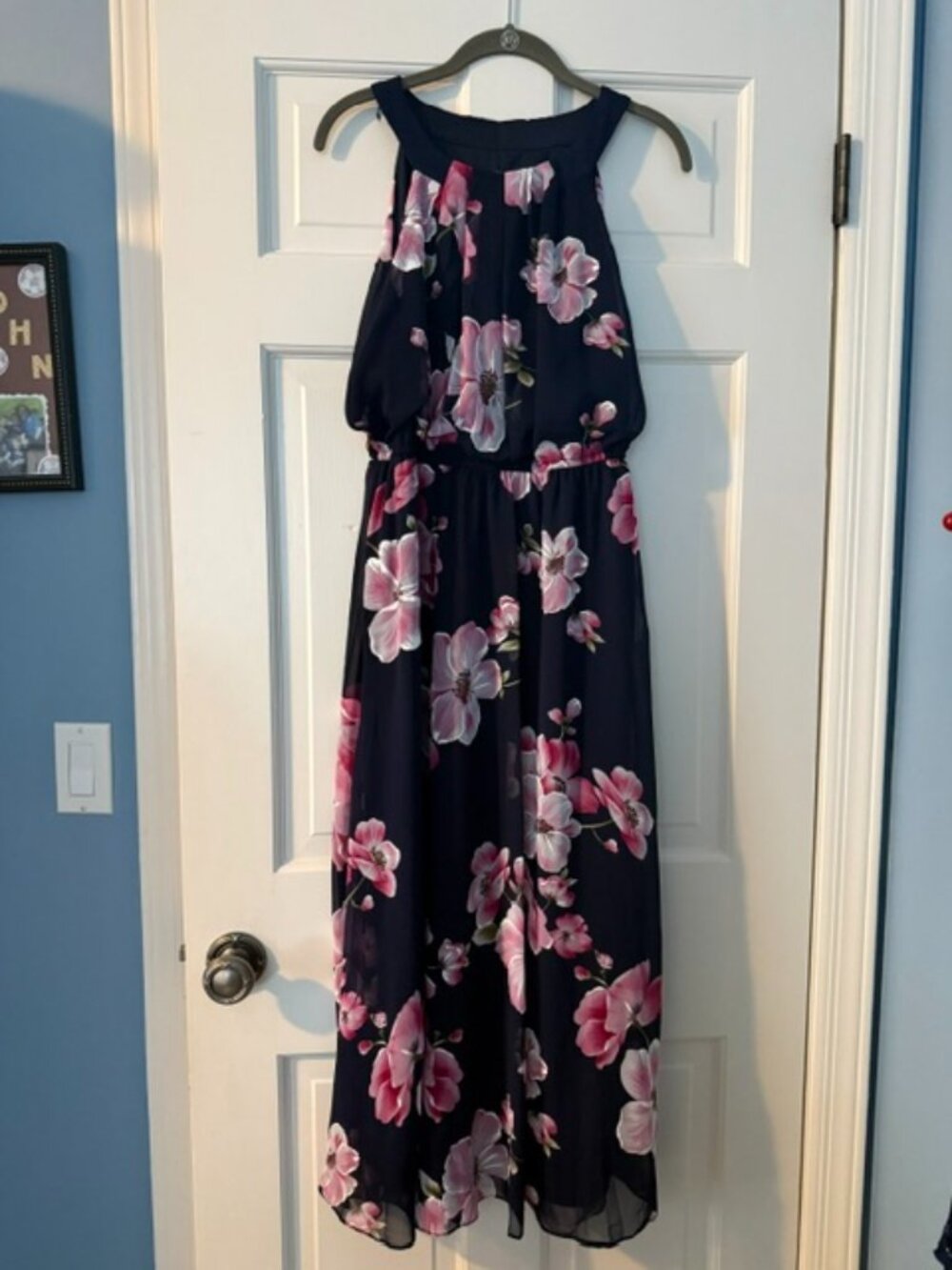 Robbie Bee Petite Floral Maxi Dress 8P